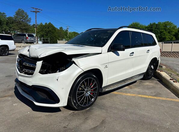 4JGDF7FE8JA999812 2018 MERCEDES-BENZ GLS White Հետևի ձախ