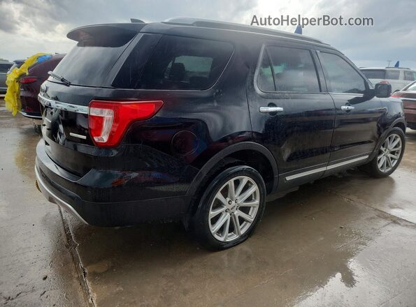 1FM5K7F81GGC85794 2016 FORD EXPLORER Black Przód prawy