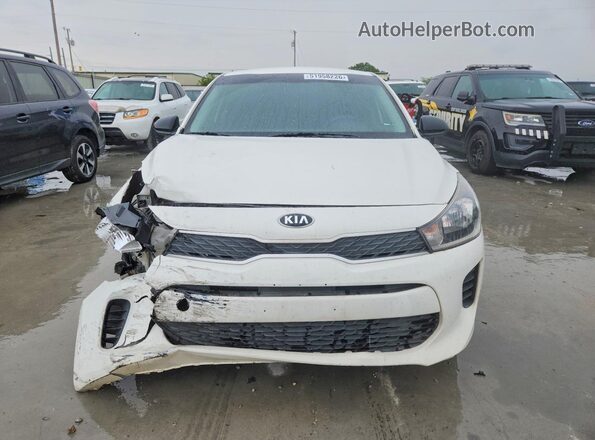 3KPA25AB0JE092201 2018 KIA RIO White Vista trasera