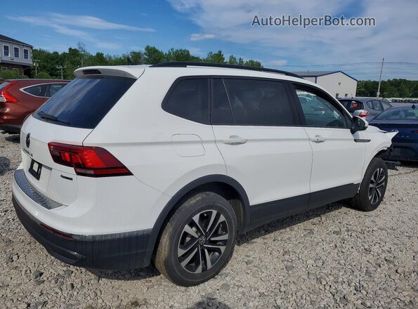3VV0B7AX7NM157190 2022 VOLKSWAGEN TIGUAN Белый Передняя правая четверть