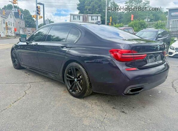 WBA7F2C55JB238705 2018 BMW 7 SERIES Black უკანა მარჯვენა