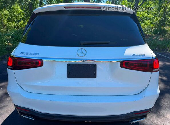 4JGFF8GE2LA165714 2020 MERCEDES-BENZ GLS White Widok wnętrza z przodu