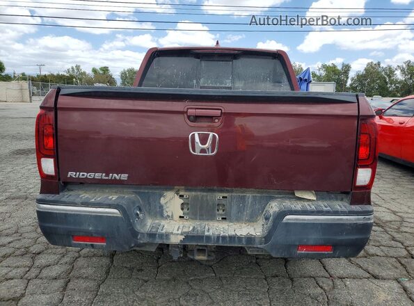 5FPYK2F62KB005202 2019 HONDA RIDGELINE Maroon Սալոնի դիմացի տեսք