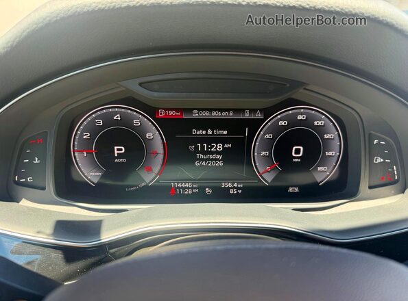 WA1LXAF72LD002651 2020 AUDI Q7 White წინა პანელის ხედი