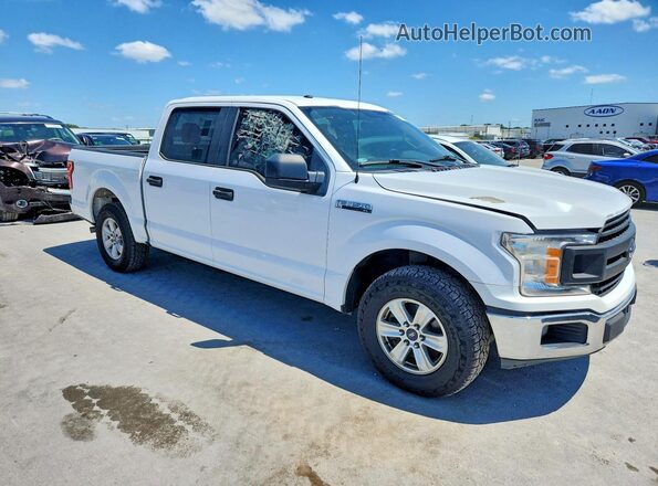 1FTEW1CP9JKC22142 2018 FORD F150 White Դիմացի տեսք