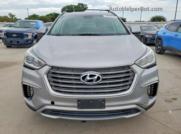 KM8SNDHF3JU287057 2018 HYUNDAI SANTA Silver Вид ззаду