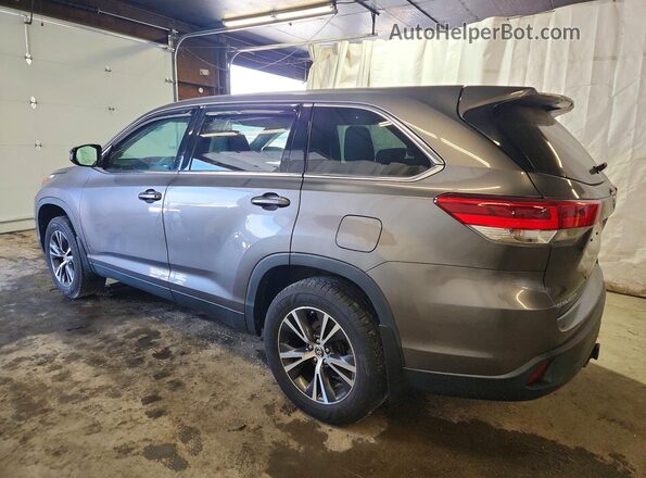 5TDBZRFH6KS704994 2019 TOYOTA HIGHLANDER Gray Rear right