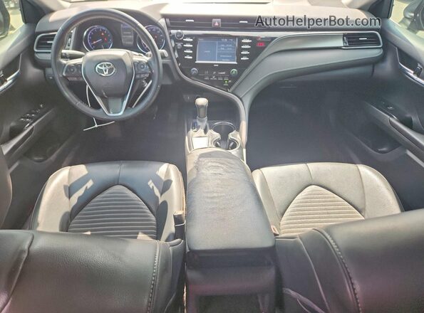 4T1G11AK4LU988667 2020 TOYOTA CAMRY Синий Вид щитка приборов