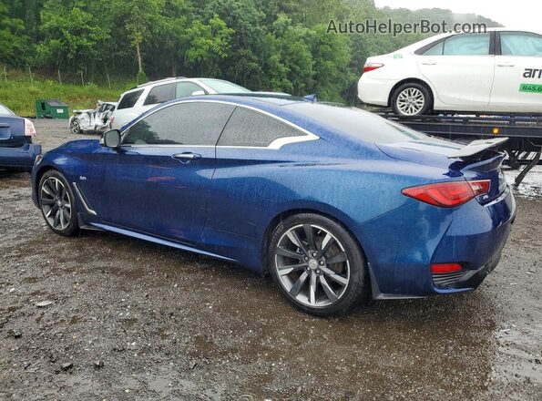 JN1EV7EL6HM552001 2017 INFINITI Q60 Синий Задняя правая четверть