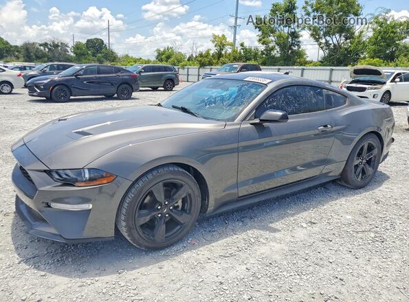 1FA6P8TH1M5125948 2021 FORD MUSTANG Gray Задня ліва чверть