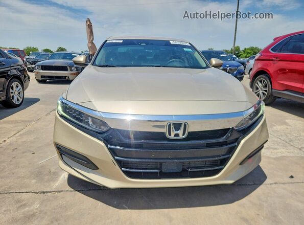 1HGCV1F10KA025919 2019 HONDA ACCORD Желто-коричневый Вид сзади