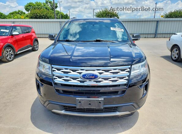 1FM5K7D87KGA40073 2019 FORD EXPLORER Black Rear view