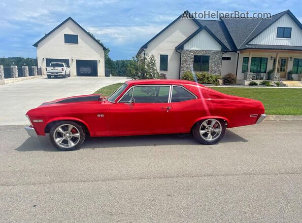 114271W120027 1971 CHEVROLET NOVA Красный Вид задних сидений