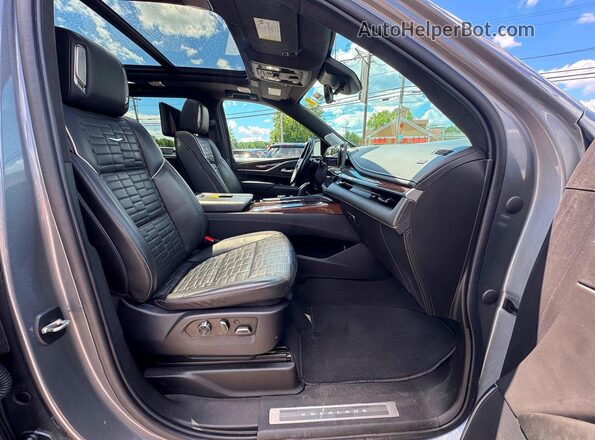 1GYS4DKL1MR346498 2021 CADILLAC ESCALADE Gray Widok z przodu