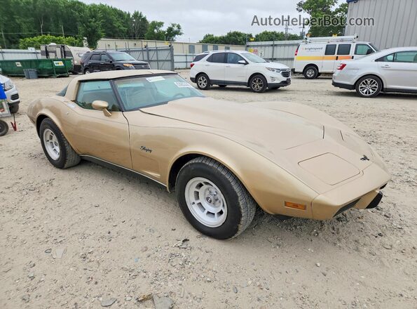1Z8789S403398 1979 CHEVROLET CORVETTE Tan Widok z przodu
