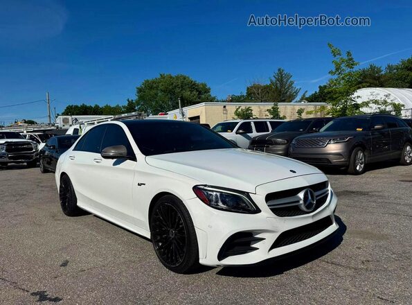 55SWF6EBXKU308138 2019 MERCEDES-BENZ C-CLASS White 