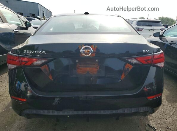 3N1AB8CV6MY297097 2021 NISSAN SENTRA Черный Вид салона спереди