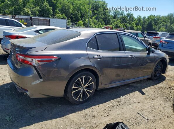 4T1B11HK4KU730874 2019 TOYOTA CAMRY Gray 