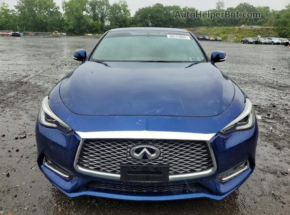 JN1EV7EL6HM552001 2017 INFINITI Q60 Синий Вид сзади