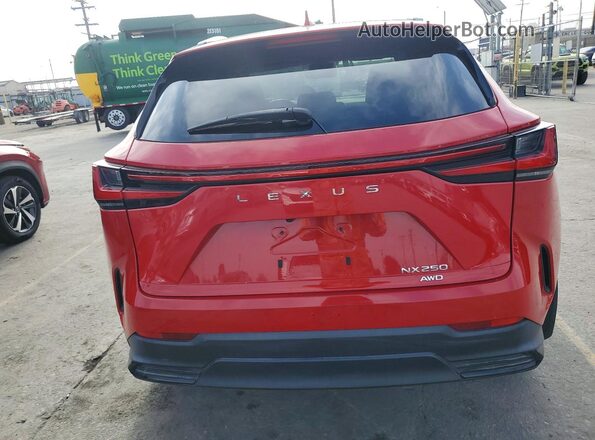 2T2ADCEZ5NC001428 2022 LEXUS NX Red წინა სალონის ხედი
