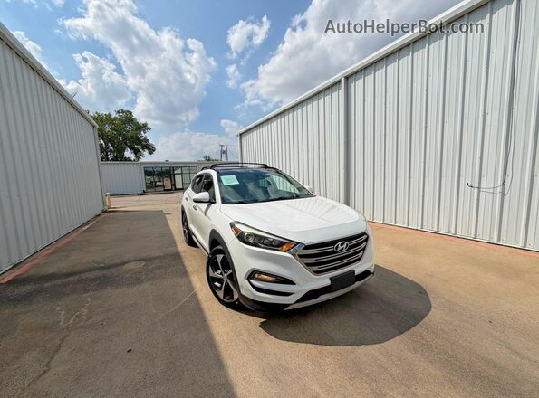 KM8J33A21JU753278 2018 HYUNDAI TUCSON White უკანა მარცხენა