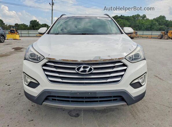 KM8SM4HF3GU160434 2016 HYUNDAI SANTA White Vista trasera