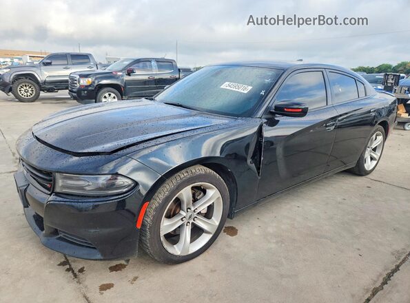 2C3CDXCT3JH133434 2018 DODGE CHARGER Black Հետևի ձախ