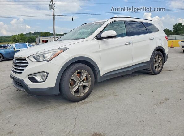 KM8SM4HF3GU160434 2016 HYUNDAI SANTA White Trasero izquierdo