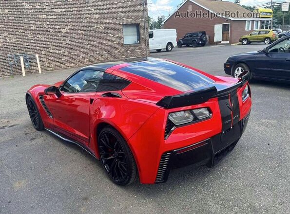 1G1YS2D66H5606157 2017 CHEVROLET CORVETTE Red უკანა მარჯვენა
