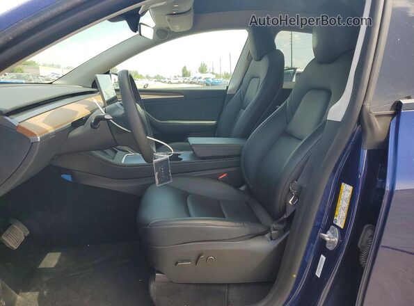 7SAYGAEE6PF850531 2023 TESLA MODEL Blue წინა პანელის ხედი