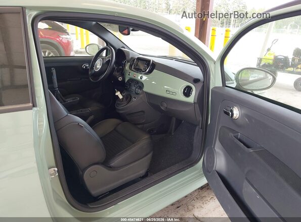 3C3CFFBR1GT191018 2016 FIAT 500 Green Вид салону спереду