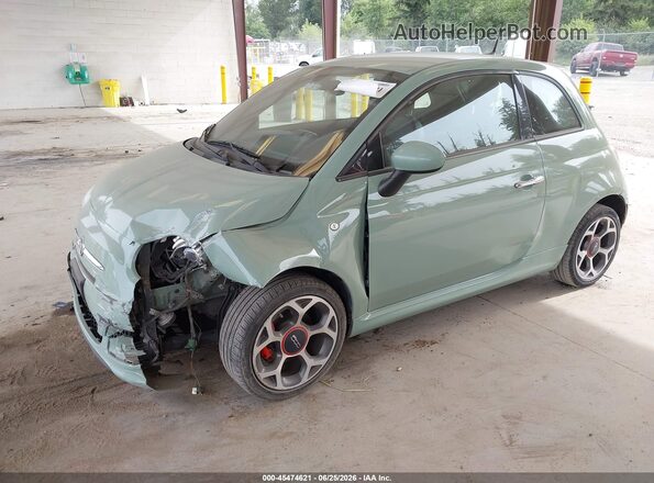 3C3CFFBR1GT191018 2016 FIAT 500 Green Передня ліва чверть