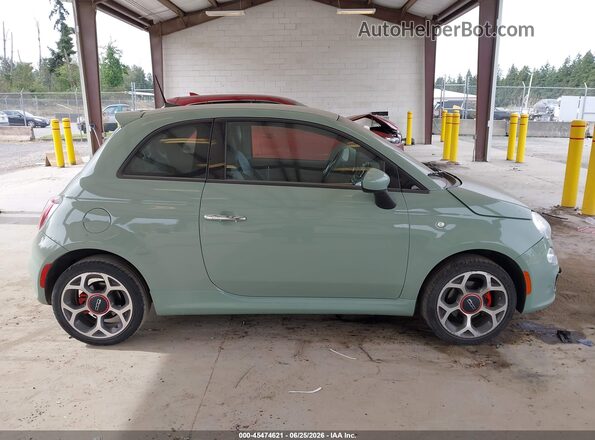 3C3CFFBR1GT191018 2016 FIAT 500 Green Вид задньої частини салону