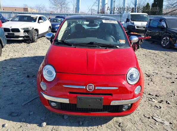 3C3CFFCR4HT521427 2017 FIAT 500 Красный Вид спереди