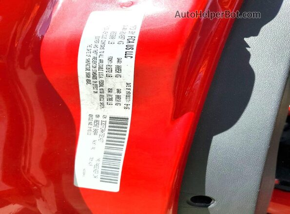 3C3CFFCR4HT521427 2017 FIAT 500 Красный Вид подкапотного пространства