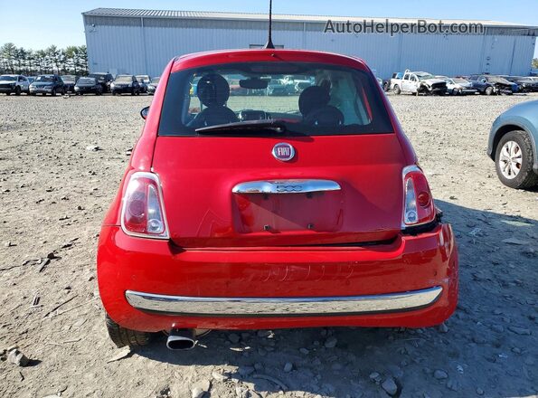 3C3CFFCR4HT521427 2017 FIAT 500 Красный Вид сзади