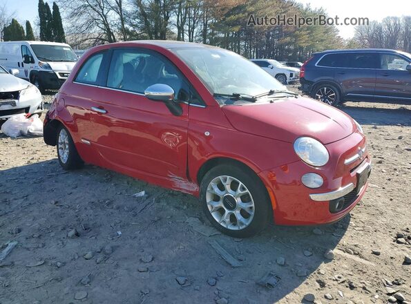 3C3CFFCR4HT521427 2017 FIAT 500 Красный Передняя правая четверть