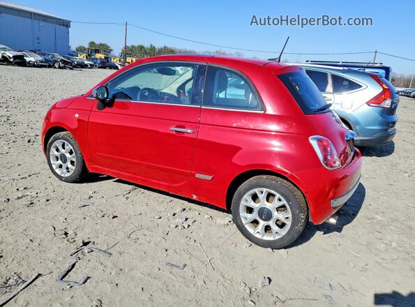 3C3CFFCR4HT521427 2017 FIAT 500 Красный Задняя левая четверть