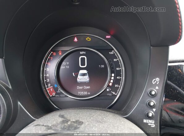 3C3CFFFH8HT556359 2017 FIAT 500 Black Вид задніх сидінь