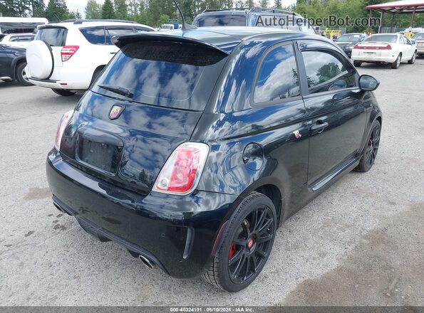 3C3CFFFH8HT556359 2017 FIAT 500 Black Задня права чверть