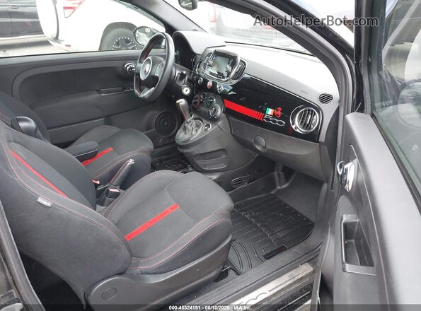 3C3CFFFH8HT556359 2017 FIAT 500 Black Вид салону спереду
