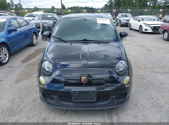 3C3CFFFH8HT556359 2017 FIAT 500 Black Вид щитка приладів
