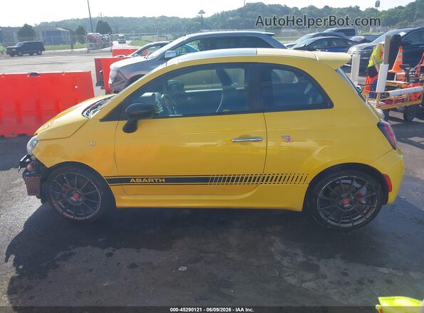 3C3CFFFH9GT161606 2016 FIAT 500 Yellow 