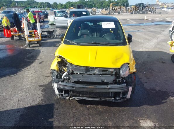 3C3CFFFH9GT161606 2016 FIAT 500 Yellow Սալոնի հետևի տեսք