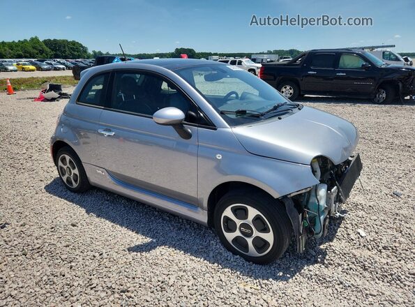 3C3CFFGE3JT465090 2018 FIAT 500 Silver Передня права чверть