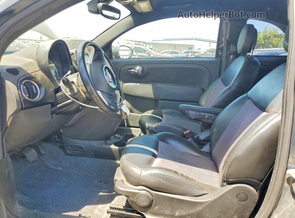 3C3CFFGE4GT193111 2016 FIAT 500 Gray წინა სალონის ხედი