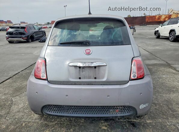 3C3CFFGE4GT214166 2016 FIAT 500 Gray Rear view