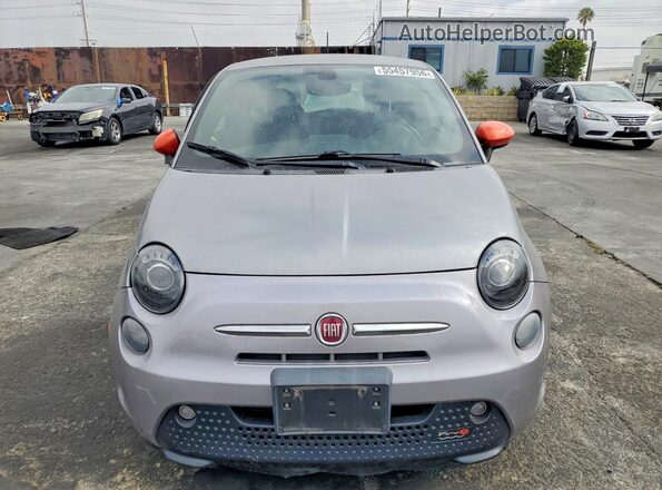 3C3CFFGE4GT214166 2016 FIAT 500 Gray Front view