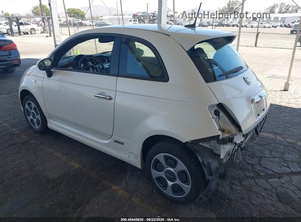 3C3CFFGE5GT120829 2016 FIAT 500E White Задня ліва чверть