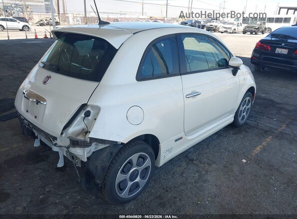 3C3CFFGE5GT120829 2016 FIAT 500E White Задня права чверть